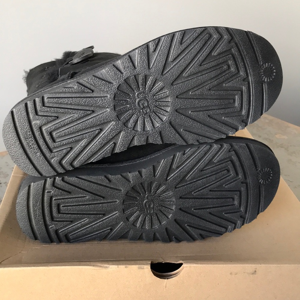 UGG Bailey Button Triplet Sheepskin Suede Boots - Picture 11 of 11